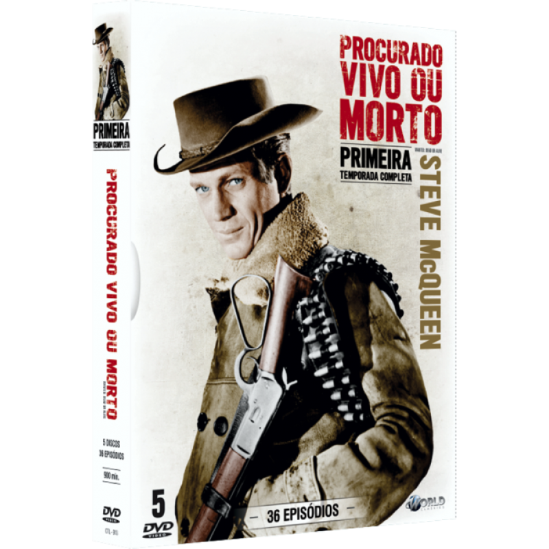 Box Procurado Vivo ou Morto 1ª Temporada (5 DVD's) Box Procurado Vivo ou Morto 1ª Temporada (5 DVD's)